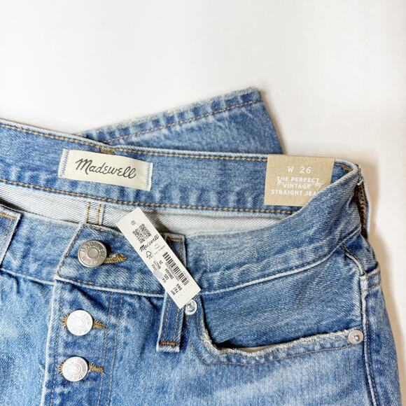 MADEWELL Vintage Straight Leg Jeans - Picture 3 of 3